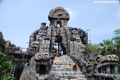 Raging Spirits Roller Coaster Lost River Delta Tokyo DisneySea