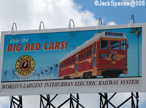 Big Red Car Billboard