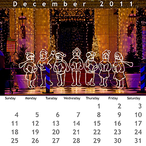 December 2011 Jewel Case Calendar