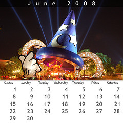 June 2008 Jewel Case Calendar
