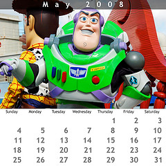 May 2008 Jewel Case Calendar