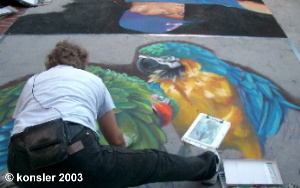 Chalk Art at Festival of the Masters