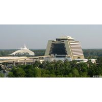 Magic Kingdom's Space Mountain and the Contemporary Resort